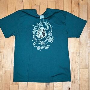 BILLIONAIRE BOYS CLUB BBC GEMS SS TEE RAIN FOREST SZ: L